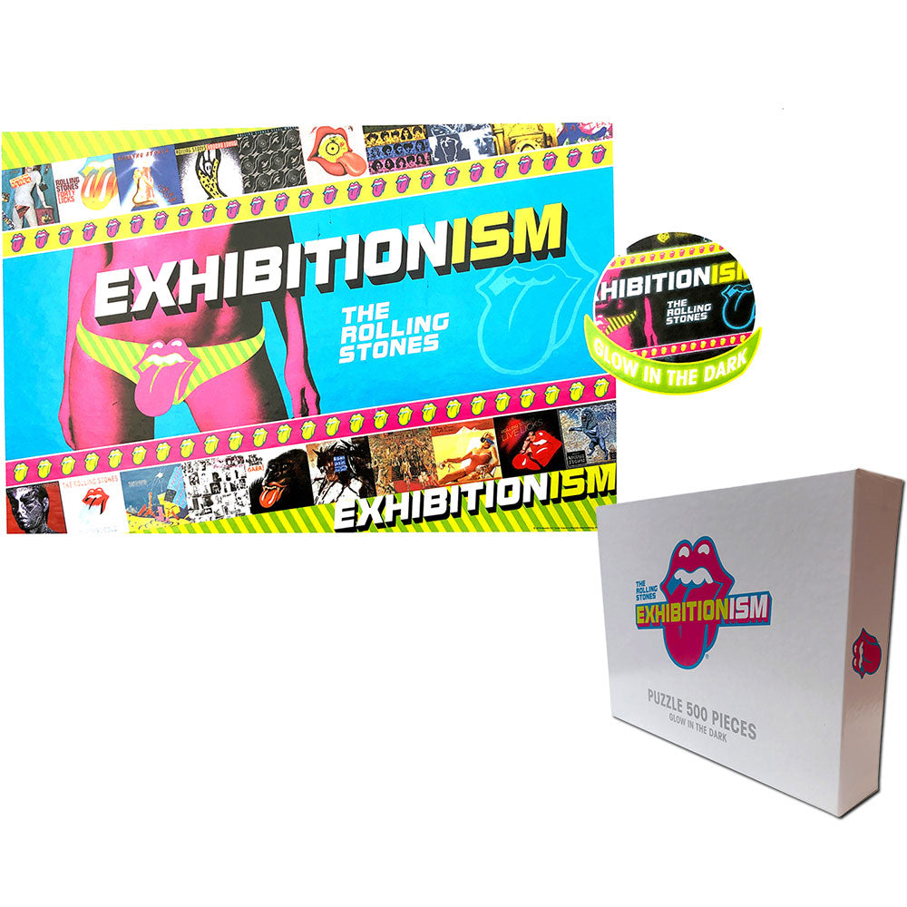Rolling Stones Exhibitionism Glow In The Dark Puzzle