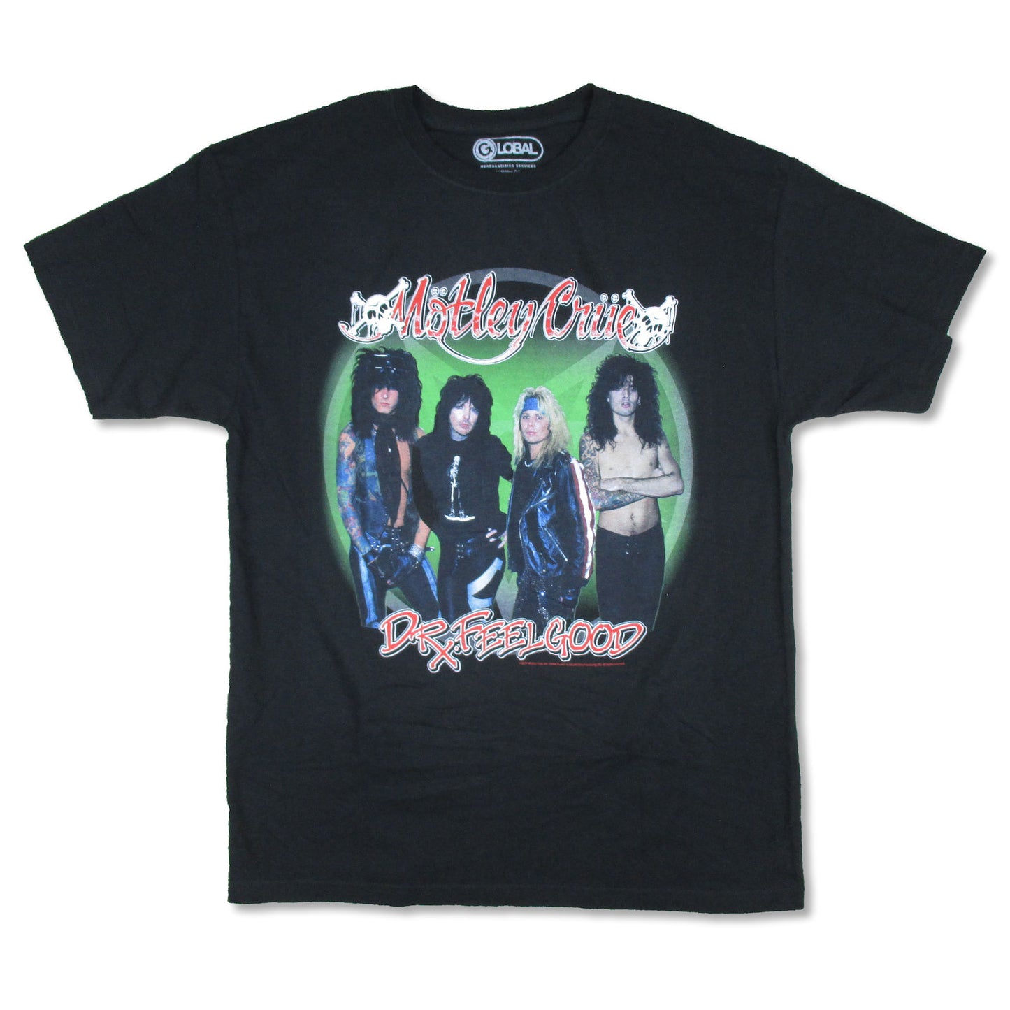 Motley Crue Green Circle T-shirt
