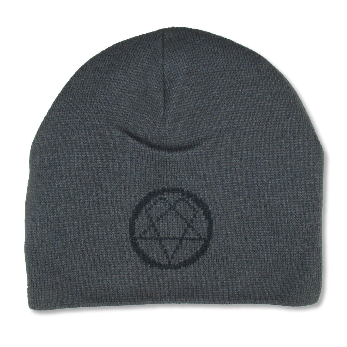 HIM Black With Grey Logo Reversible Beanie Beanie