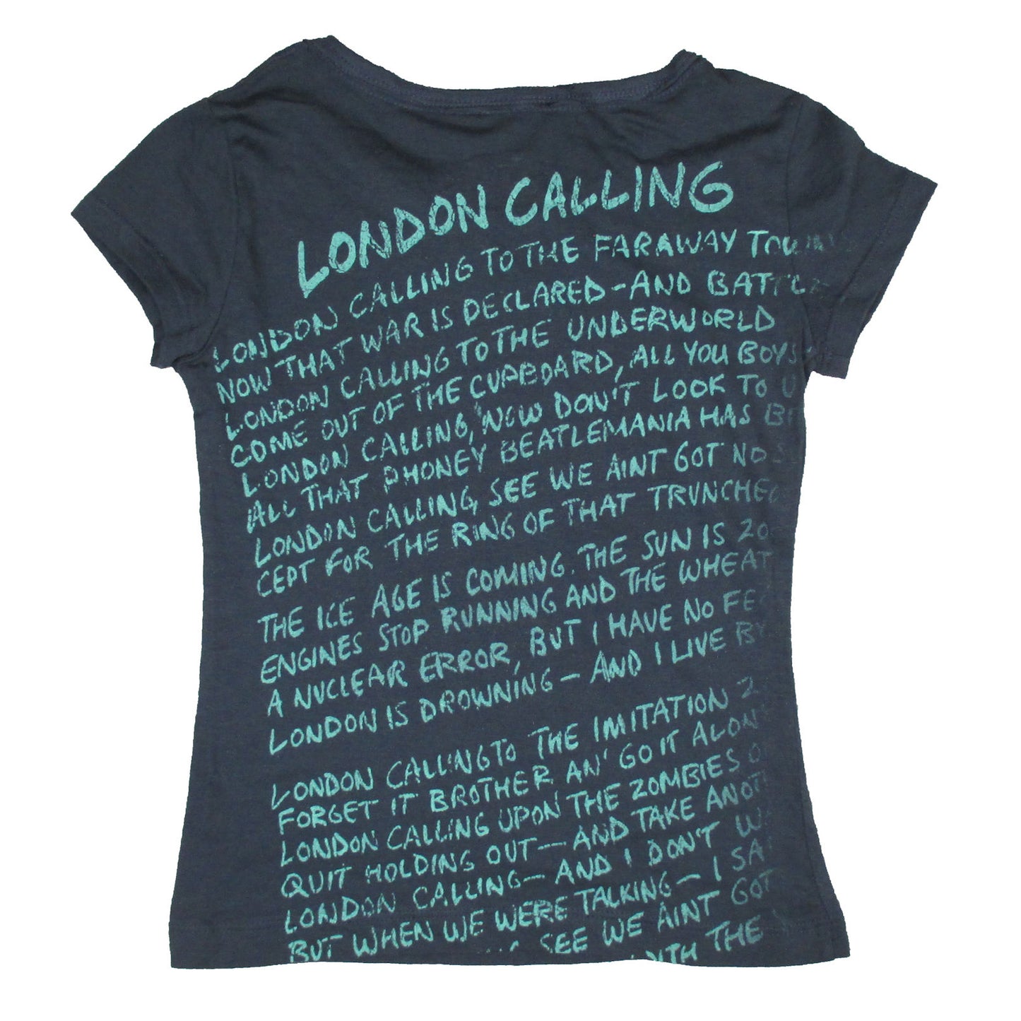 London Calling Lyrics Girls Youth Childrens T-shirt