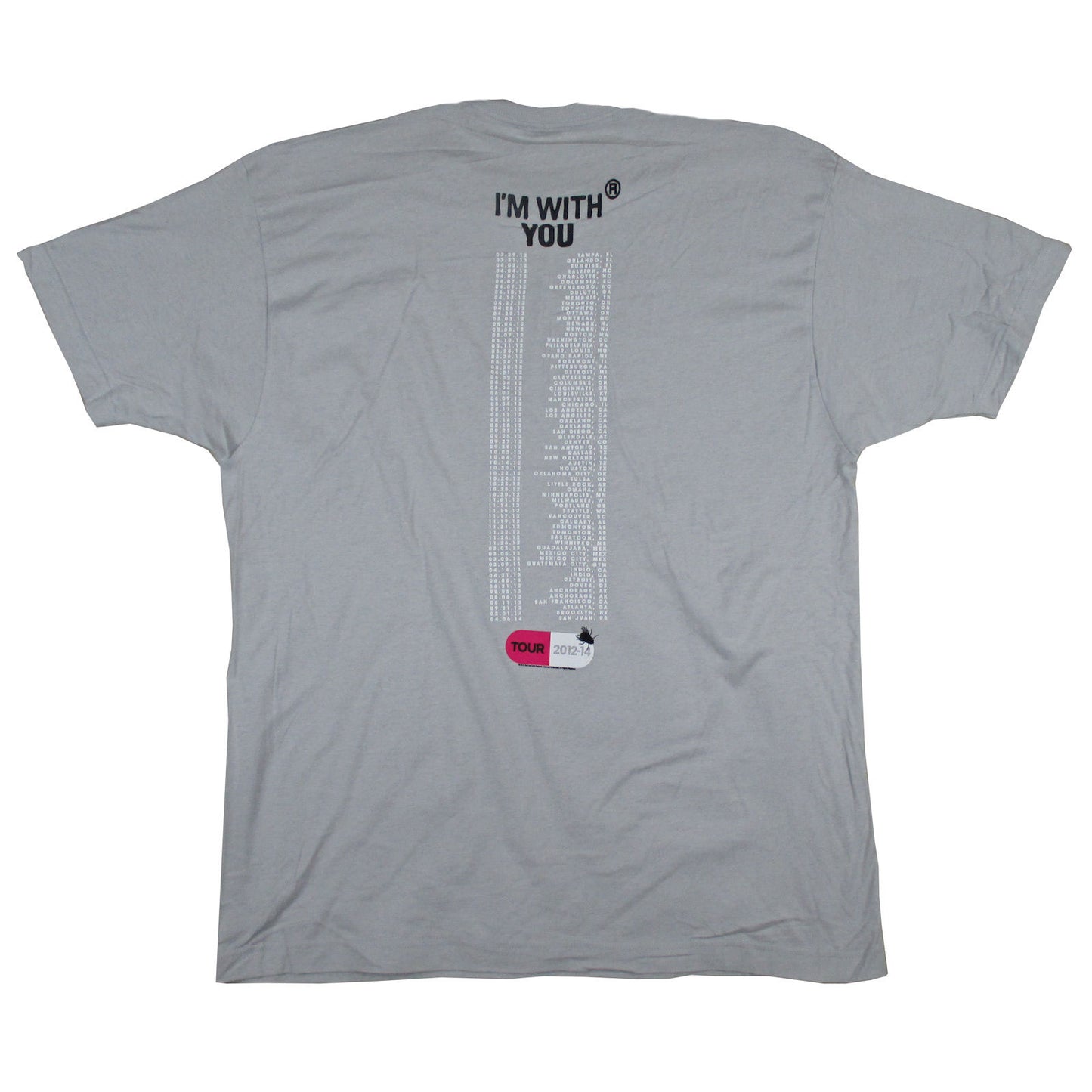 Red Hot Chili Peppers I''m With You Tour Tampa San Juan T-shirt