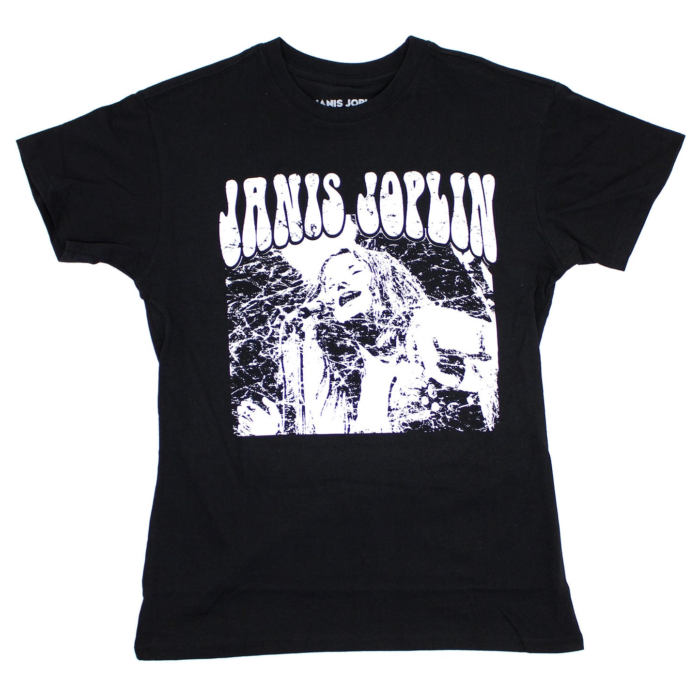 Janis Joplin Soft Hand Screen Print T-shirt