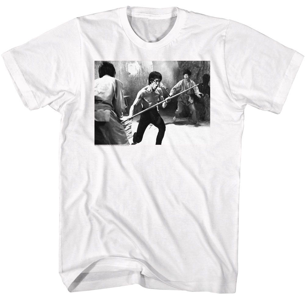 Bruce Lee Bruce Lee Staff Fight T-shirt