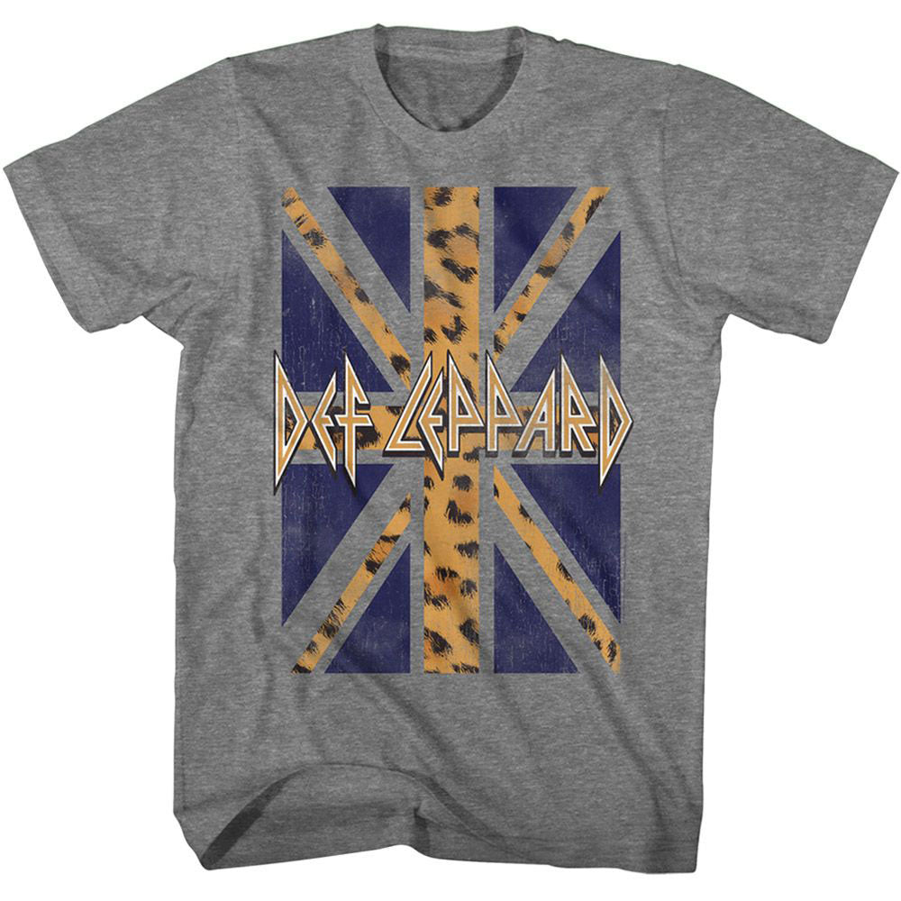 Def Leppard Leopard Flag T-shirt