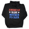 American Made Zip Up Hooded Fleece Zippered Hooded Sweatshirt