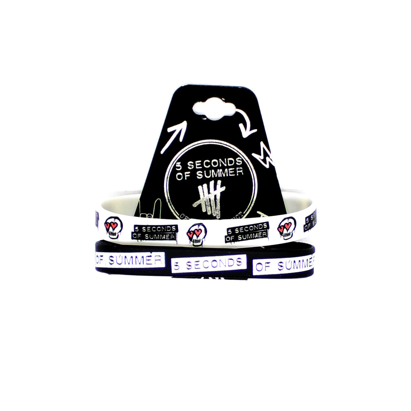 2 Pack Rubber Bracelet