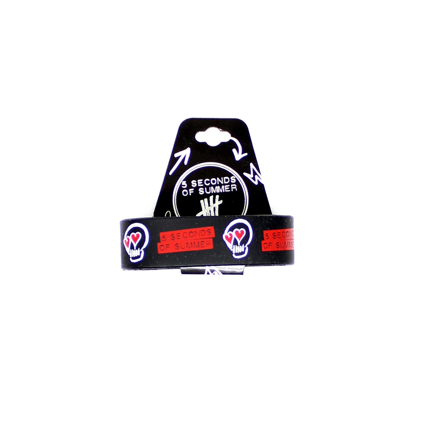 Repeat Skull Rubber Bracelet