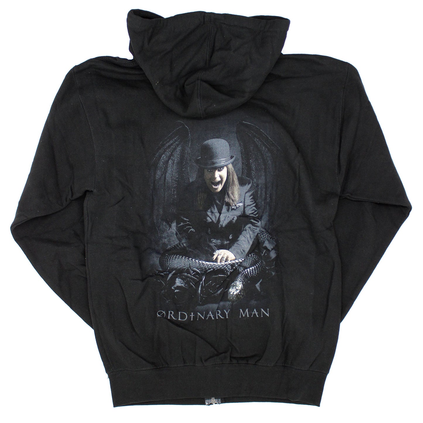 Ordinary Man Zip Up Hooded Fleece Zippered Hooded Sweatshirt
