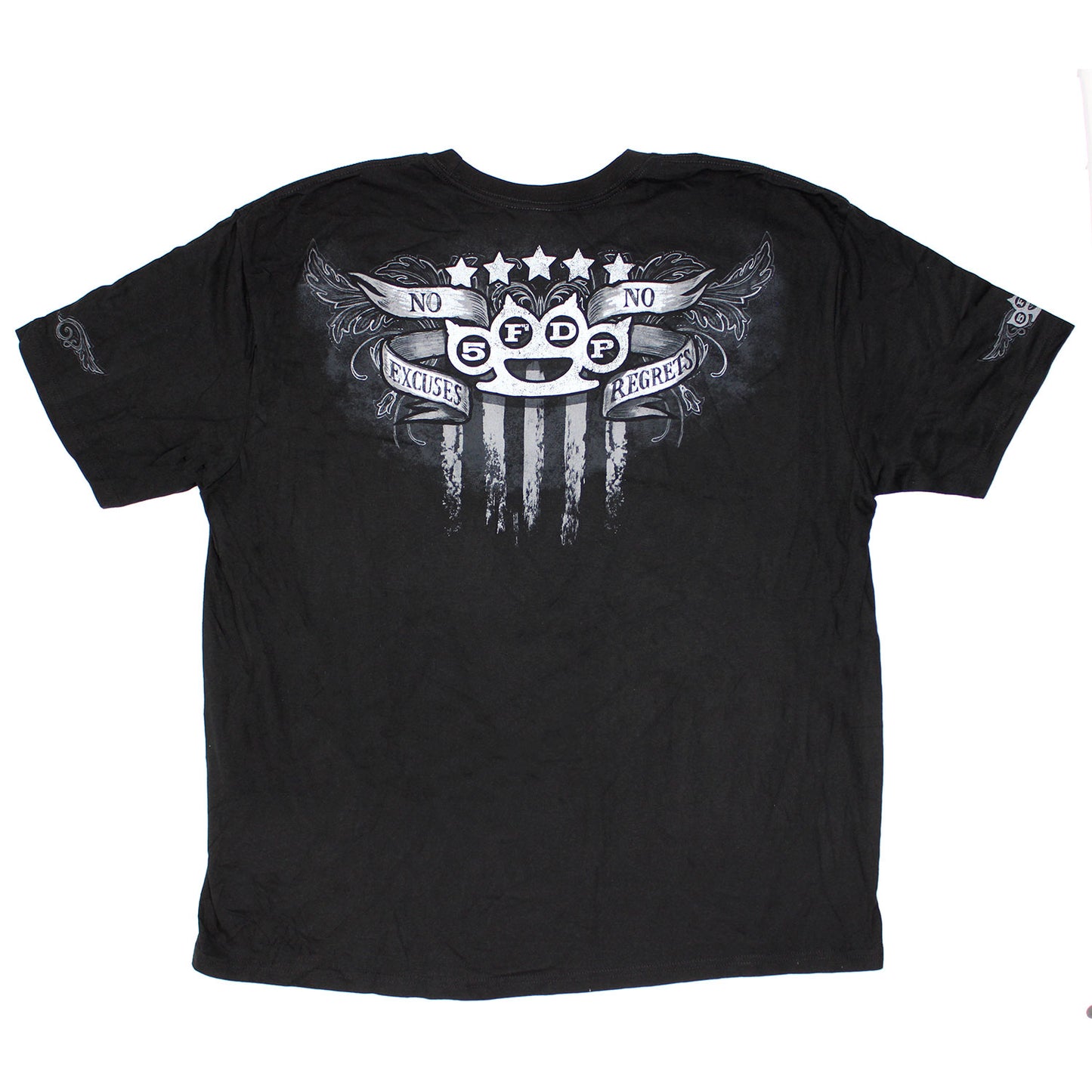 Five Finger Death Punch No Excuses No Regrets T-shirt