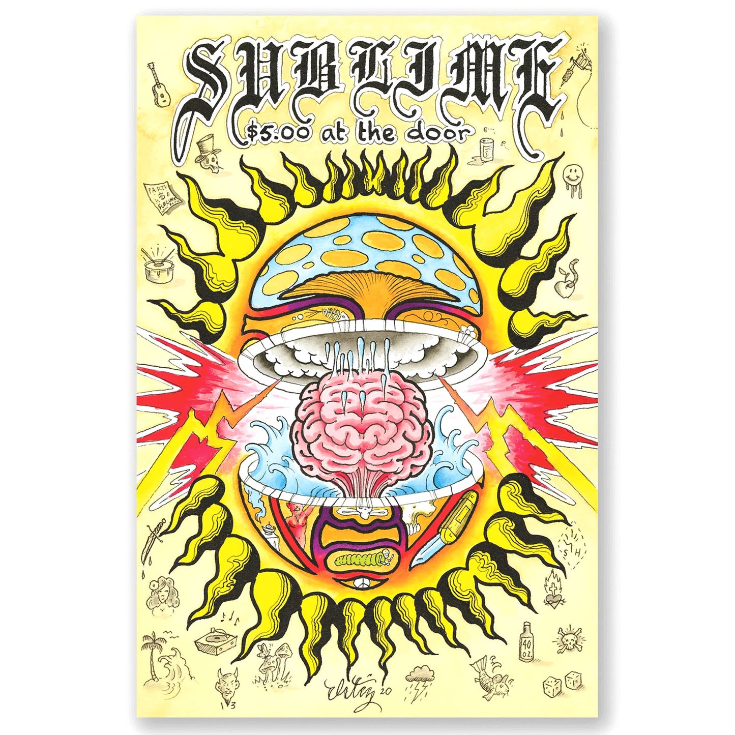 Sublime: $5 at the Door Deluxe Edition Book Comic Book