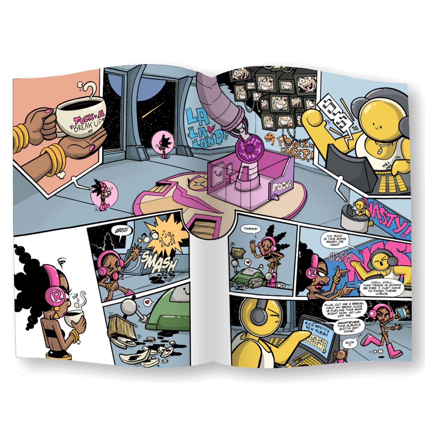 Rico Nasty - Nightmare Vacay Light (Purple) Comic Book