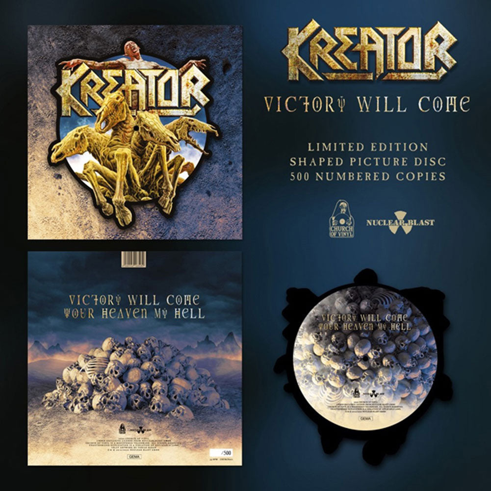 Kreator Victory Will Come (ltd Shaped Picture Disc) Vinyl 12" Picture Disc Vinyl