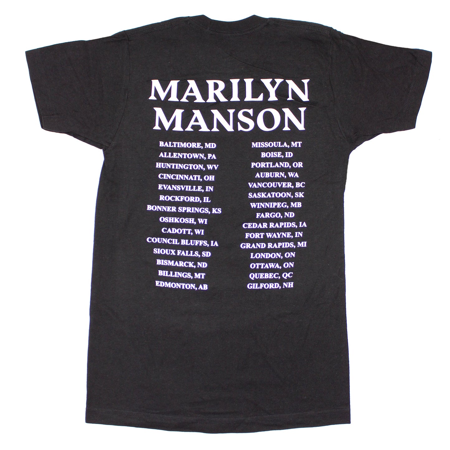 Fists US - Canada Tour Tee T-shirt