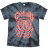 Metal Crest (Black Spider Dye) Tie Dye T-shirt