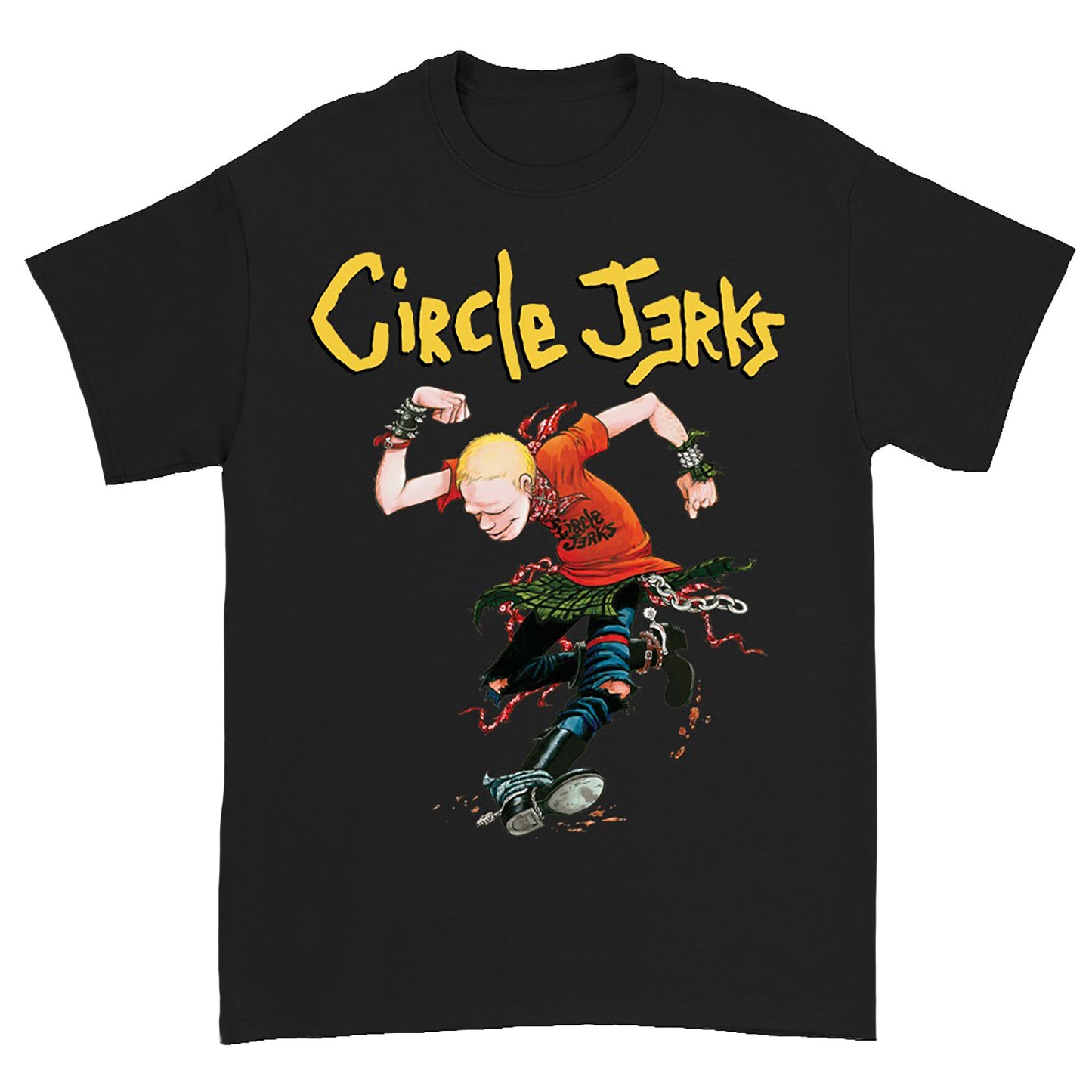 Circle Jerks Full Color Skank Man T-shirt