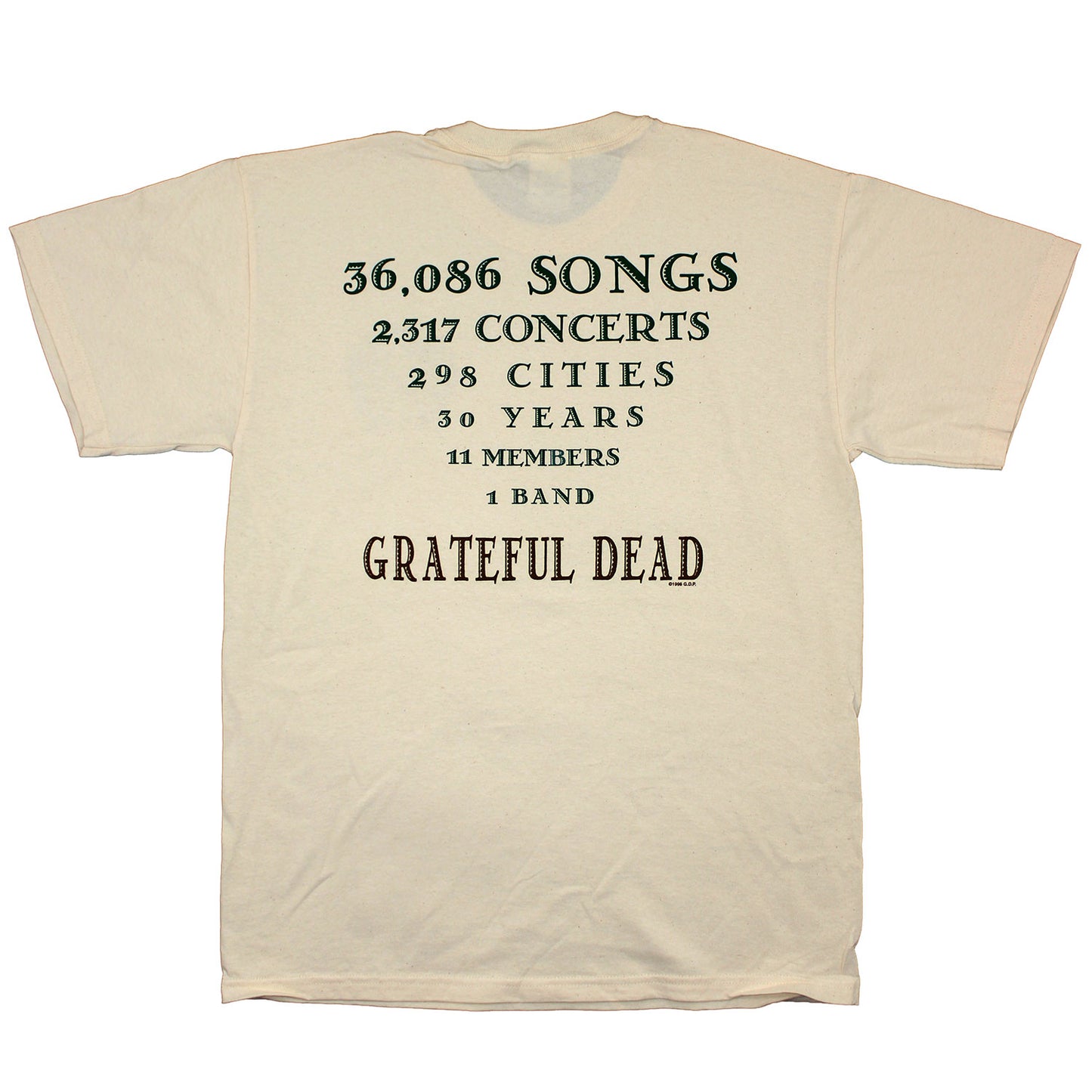 30 Years of Concerts Tee (Natural) T-shirt