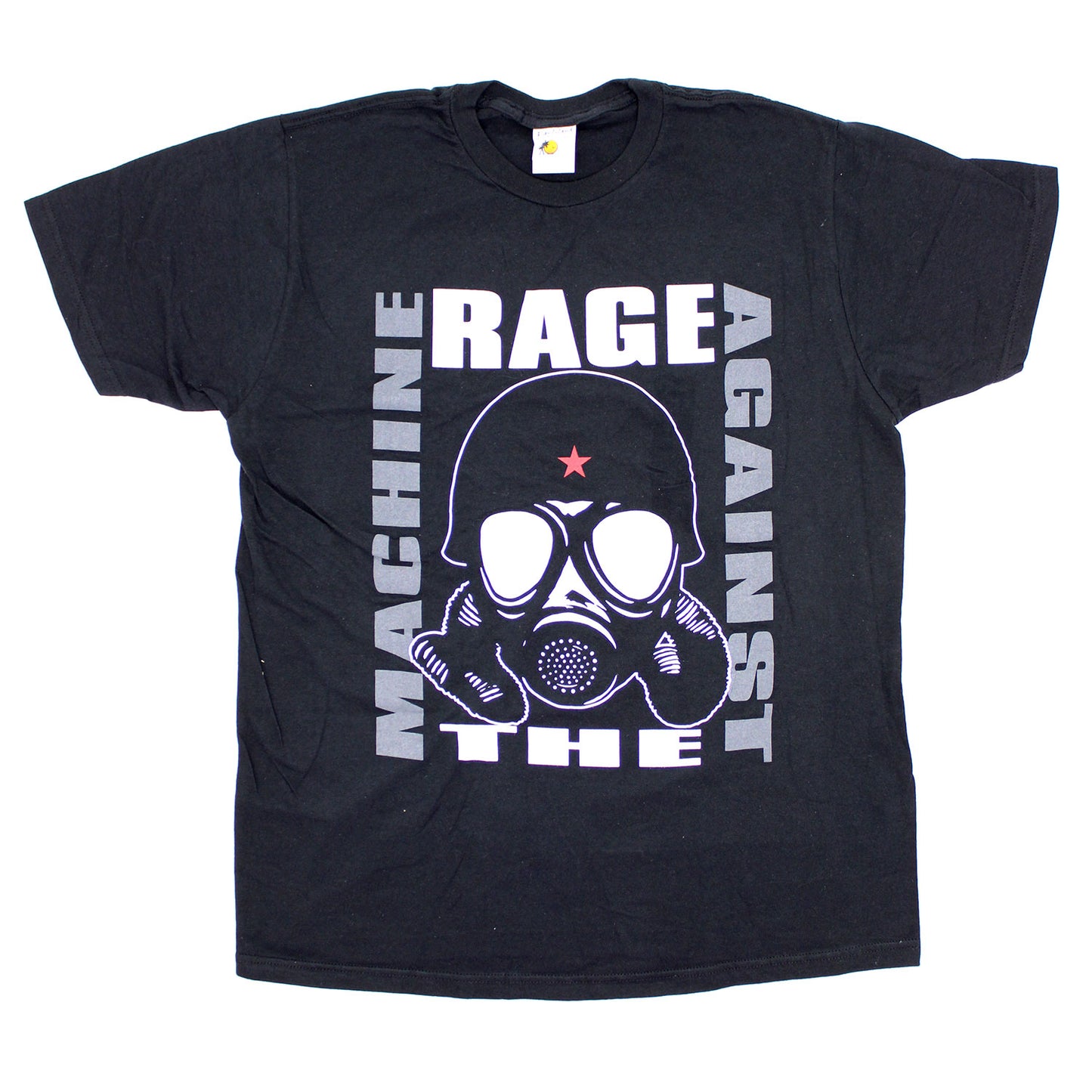 Boxed Logo With Gas Mask T-shirt