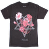 Floral Heartagram Art & Logo T-shirt