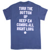 Drink Along Song on Navy Blue Tee T-shirt