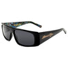 Stoopid Fly Album Art Sunglasses Shiny Black w/ Smoke Lens Sunglasses