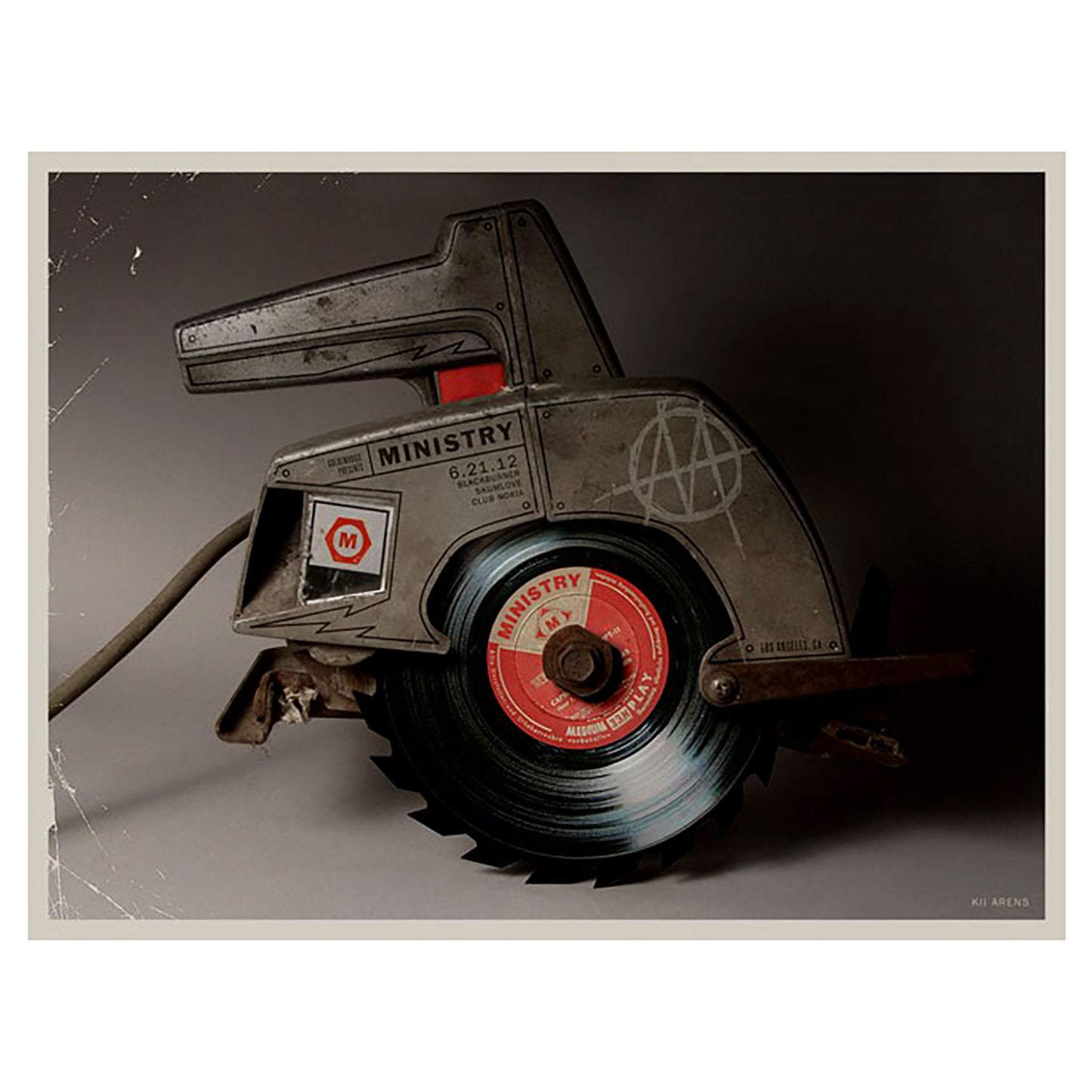 Club Nokia Print by Kii Arens Limited Screenprint