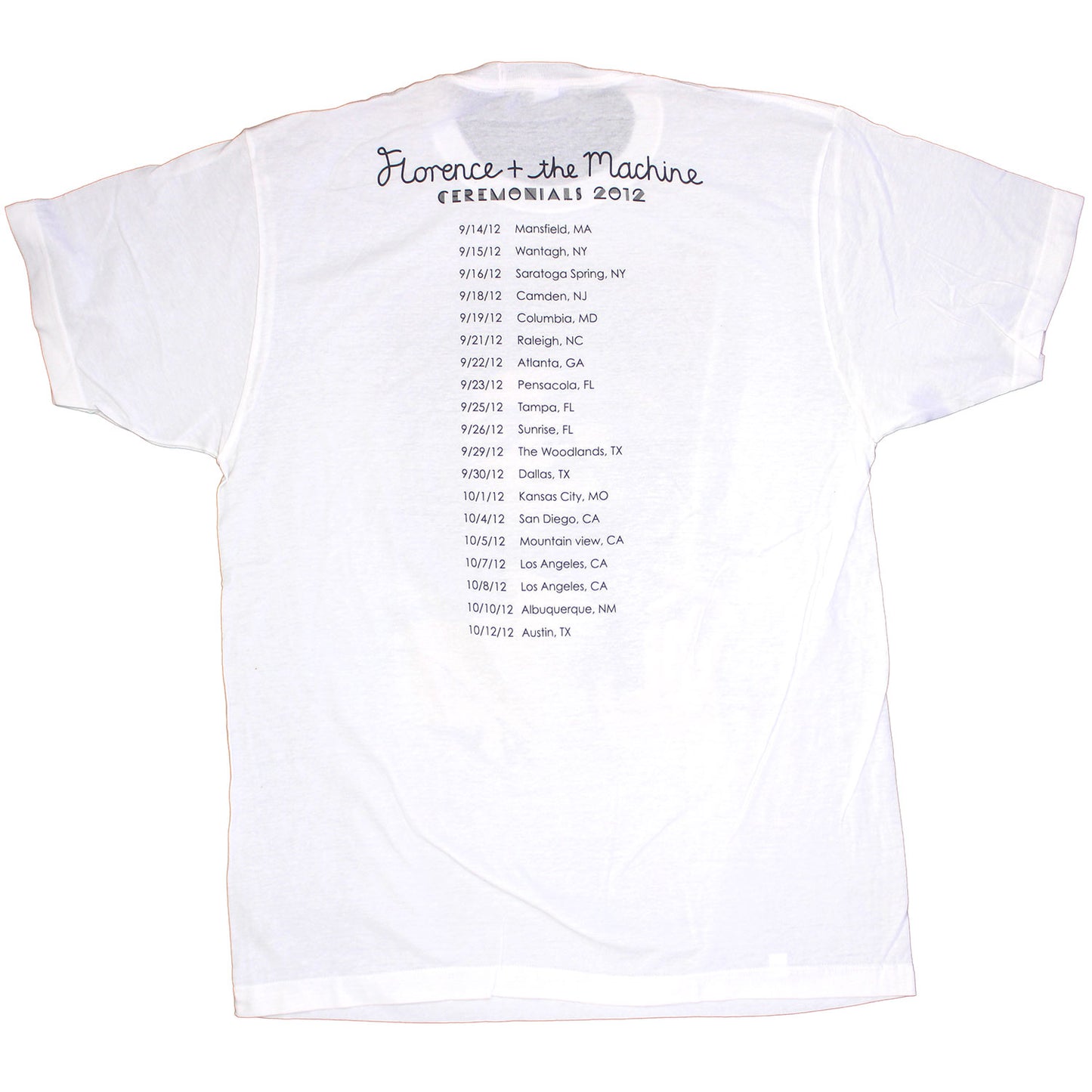 Photo Portrait 2012 Tour Tee (Mansfield - Austin) T-shirt