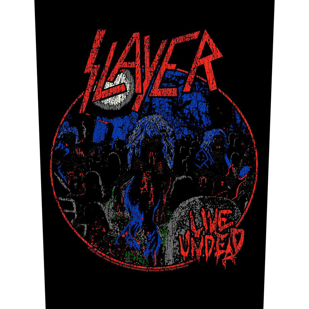 Slayer - Live Undead Patch, Patches, Merchandise