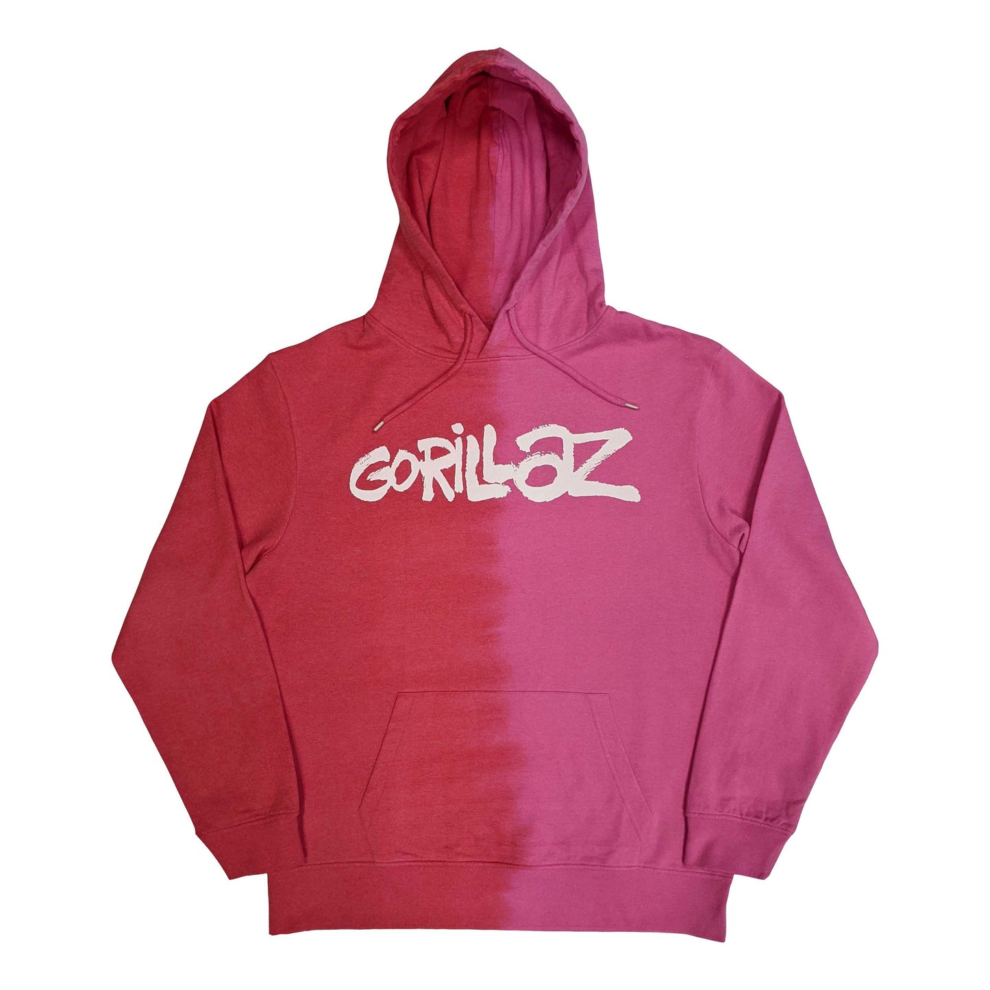 Two-tone Brush Logo Hooded Sweatshirt