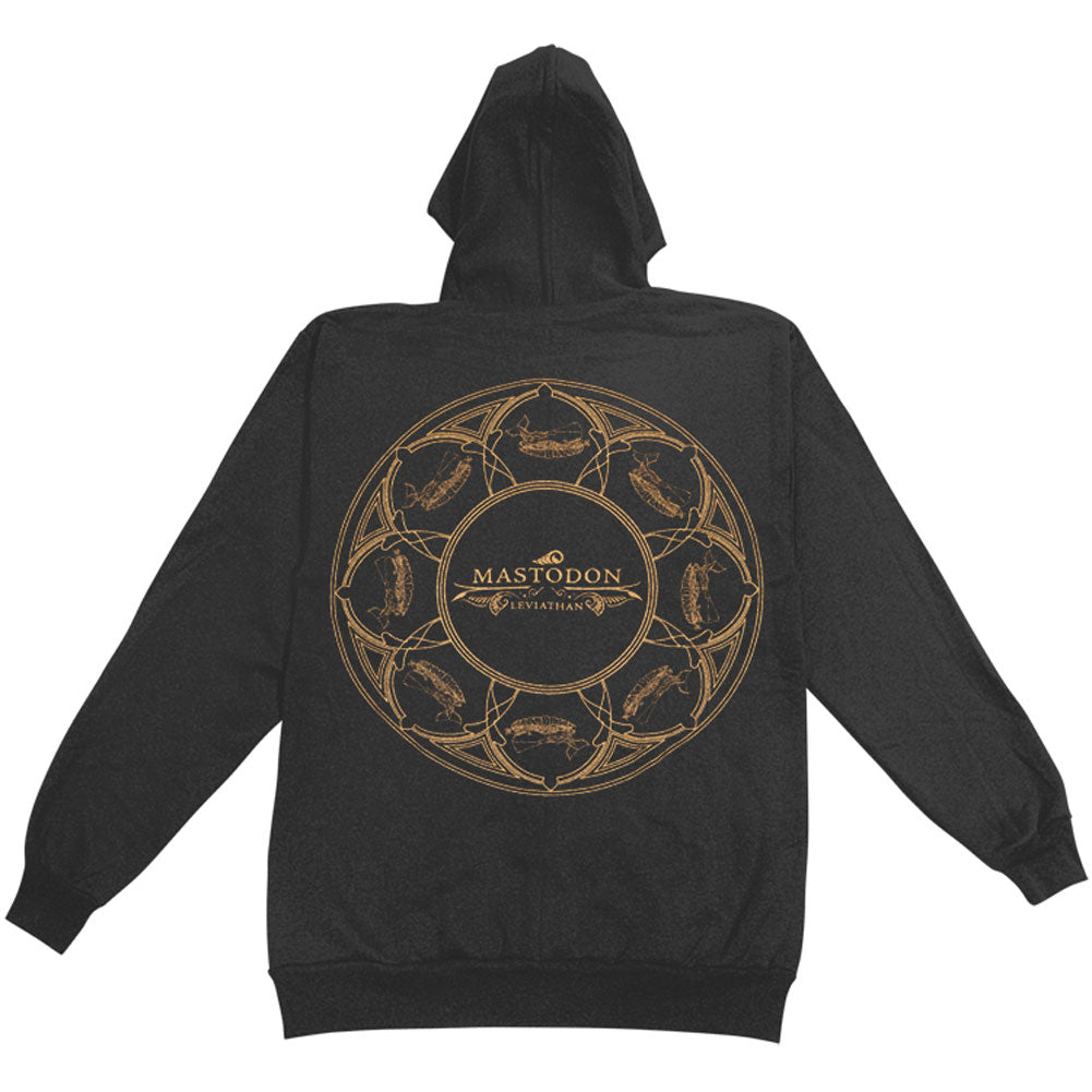 Mastodon Leviathan Logo Zippered Hooded Sweatshirt