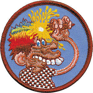 Ice Cream Kid Round Embroidered Patch