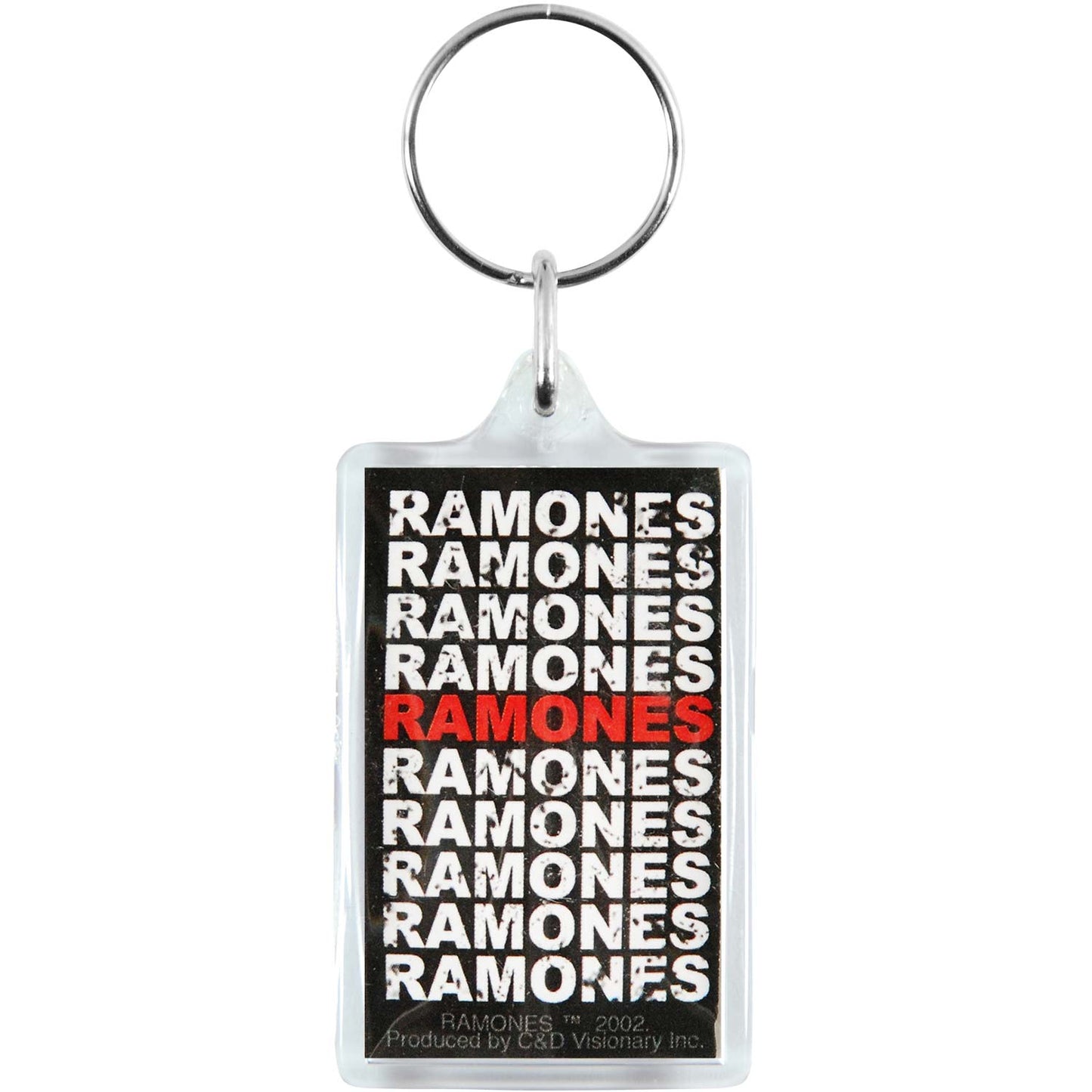 Ramones Logo Plastic Key Chain
