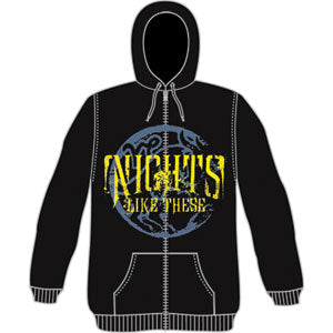 Nights Like These Zippered Hooded Sweatshirt