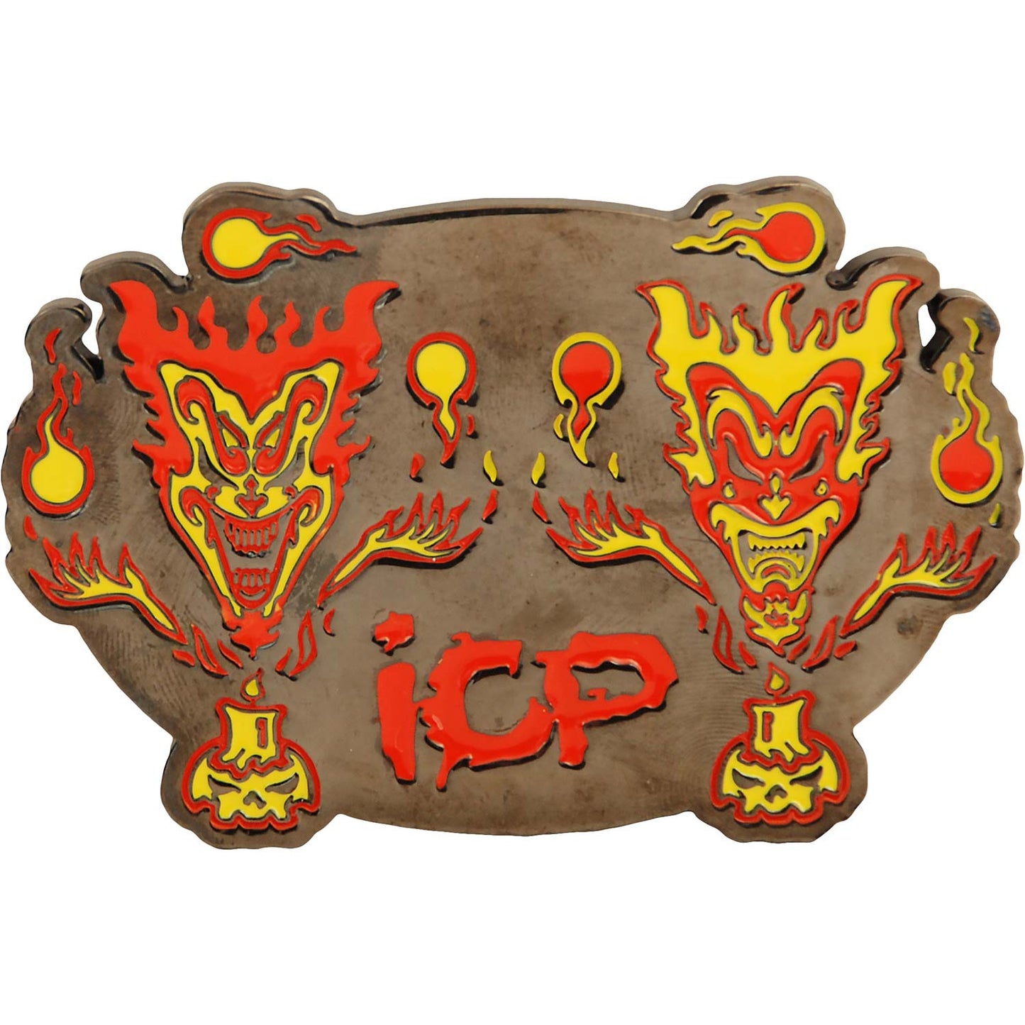 Insane Clown Posse Flames Belt Buckle Belt Buckle