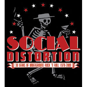 Social Distortion Skelly & Logo Sticker