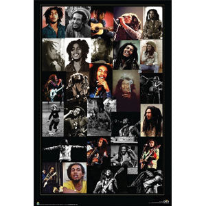 Bob Marley Collage Domestic Poster