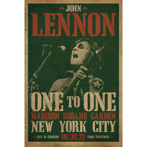 Beatles Lennon Concert Domestic Poster