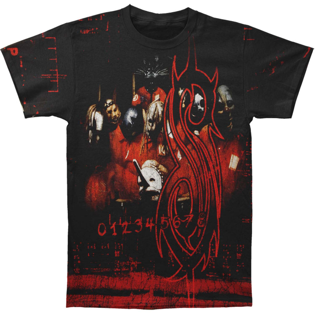 Slipknot Debut Band Allover T-shirt 92999 Rockabilia Merch Store
