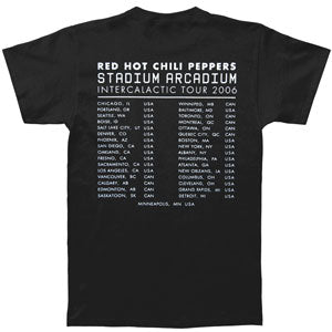 Red Hot Chili Peppers Globe 2006 Tour T-shirt