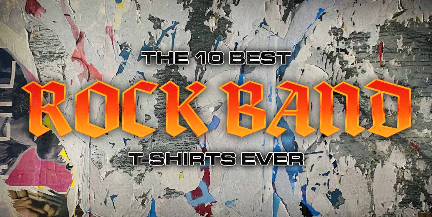 famous rock band t shirts