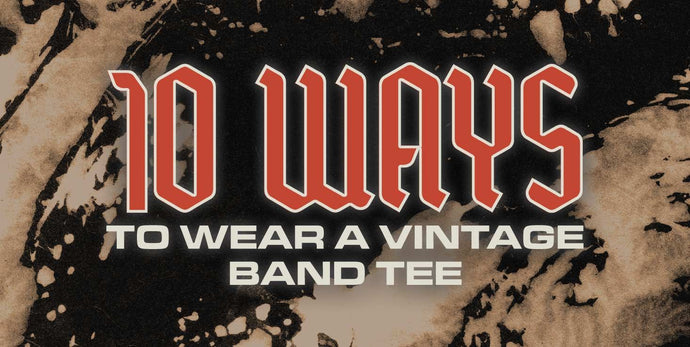 10 Ways to Wear a Vintage Band Tee