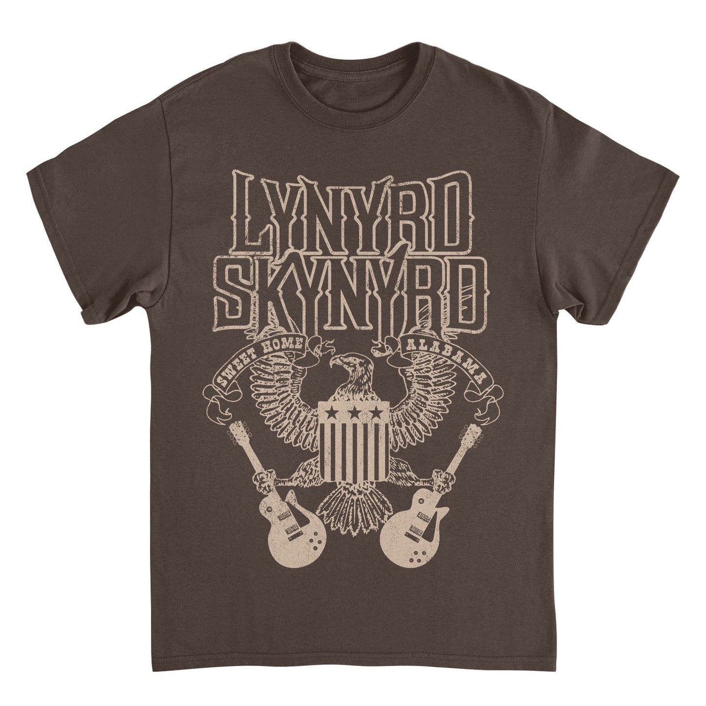 Lynyrd Skynyrd Sweet Home Alabama Dark Chocolate T-Shirt