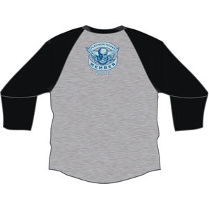 Lynyrd Skynyrd Cow Skull Baseball Jersey Back