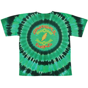 Grateful Dead Celtic Bear Tie Dye T-shirt Back