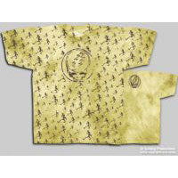 Grateful Dead All Over Skeletons Tie Dye T-shirt Front
