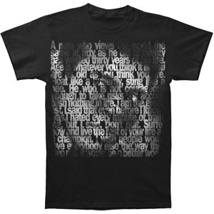 Muhammad Ali Words Of Wisdom Slim Fit T-shirt Front