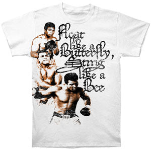 Muhammad Ali 3 Poses Slim Fit T-shirt Front