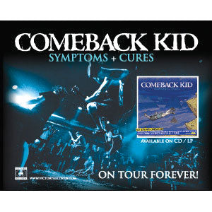 Comeback Kid Symptoms + Cures Concert Promo Poster Front