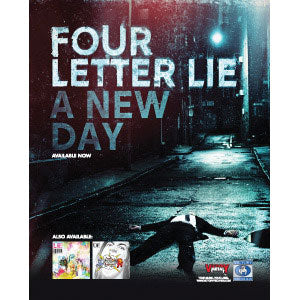 Four Letter Lie A New Day Concert Promo Poster Front
