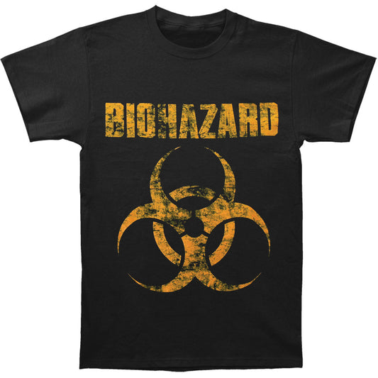 Biohazard Distressed Logo T-shirt Front
