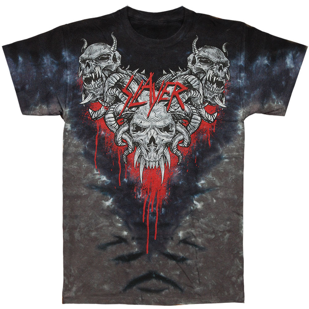 Slayer Hell Awaits Tie Dye T-shirt Front